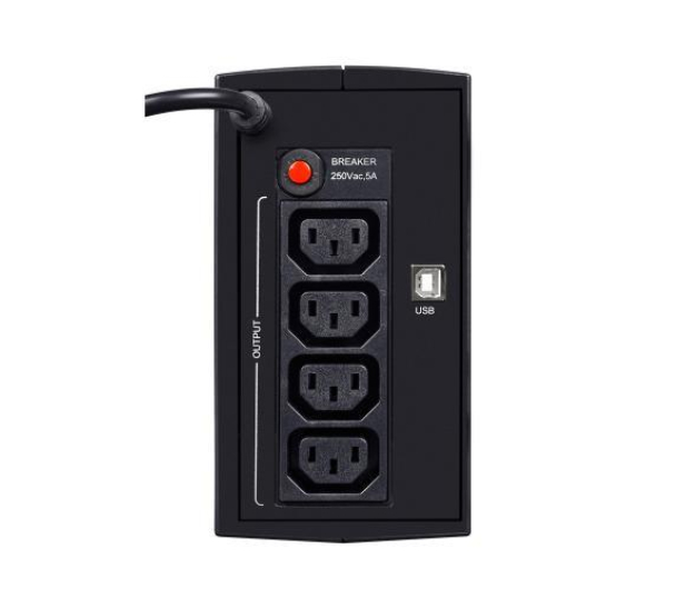 Ever UPS DUO 550 AVR + Listwa 5 gniazd IEC, 1.5m - 596429 - zdjęcie 4